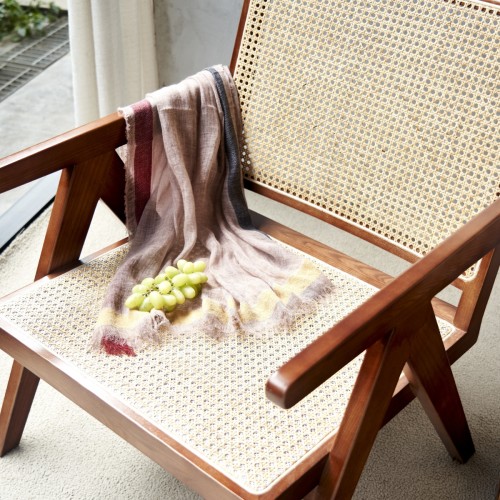 Black rattan cheap lounge chair